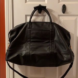 Coach small leather travel luggage